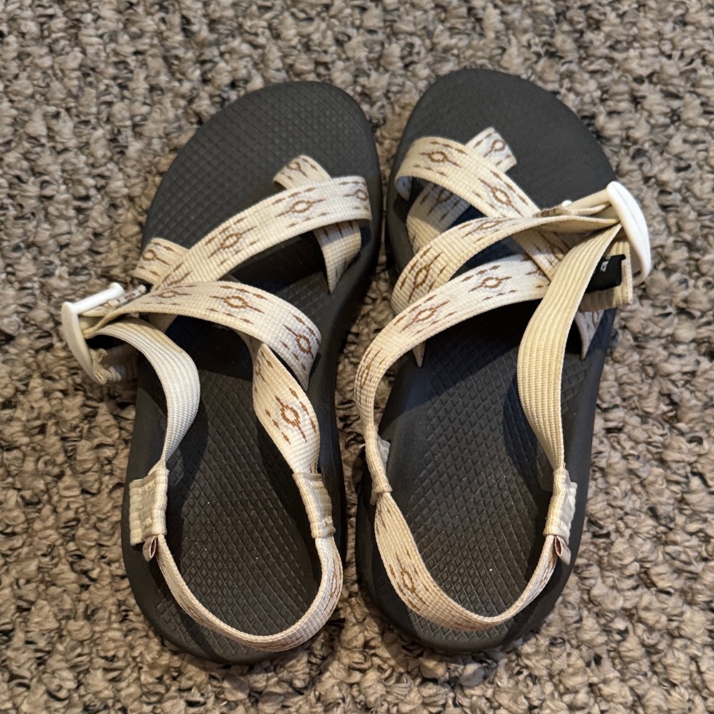 Chaco Brown and Cream Sandals